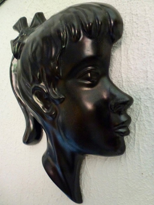 Vintage Girl in Ceramics by Jema, Holland.