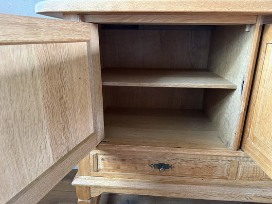 Danish Mid-Century Oak Sideboard by Henning Kjærnulf (1960s) – Brutalist Style – Merk onbekend, Wood (photo 3 of 9)