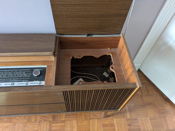 Image 1 of Grundig Radiomeubel Kast vintage della metà del secolo