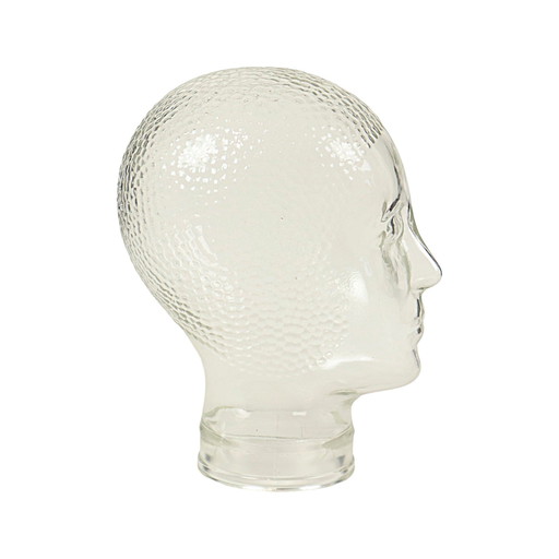 Mannequin vintage à tête en verre