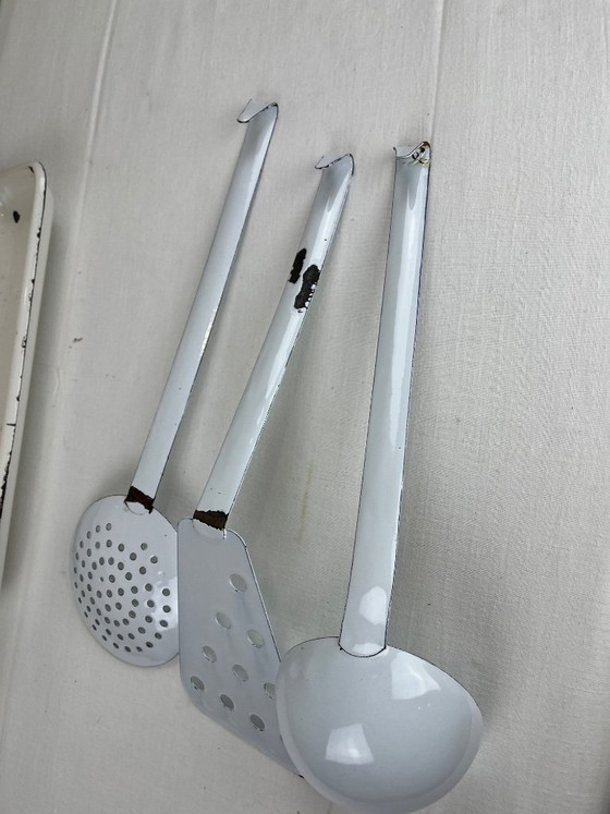 Enameled Shelf and Utensils – Kitchen accessories, Metal (photo 8 of 14)