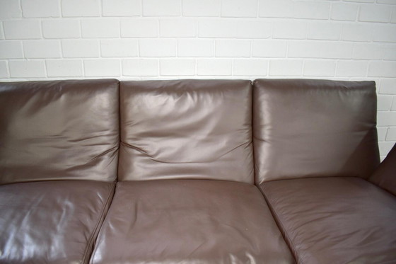 Image 1 of Divano in pelle Koinor Raoul in marrone con braccioli e schienali regolabili