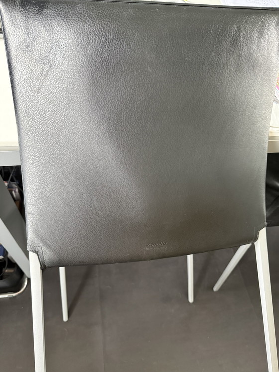 Image 1 of 6x Zanotta eetkamerstoelen