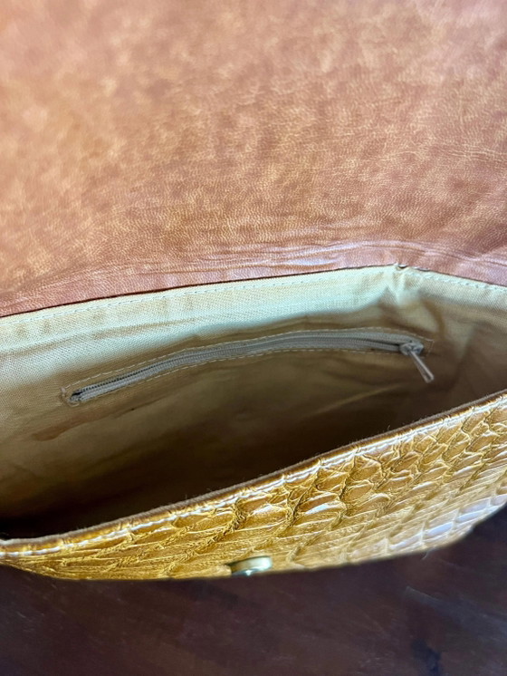 Clutch vintage del marchio italiano Baglia anni '80 – Metal, Leather (photo 7 of 10)