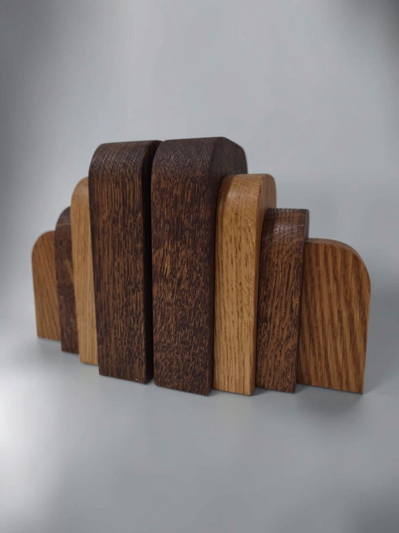 FERMALIBRI - ART DÉCO / SCUOLA DI AMSTERDAM – ArtDecoOnline, Oggetti decorativi, Legno (photo 2 of 5)