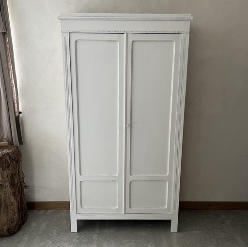 White Antique Wardrobe