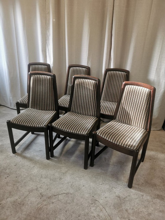 Image 1 of 6 sedie vintage art déco - anni '60