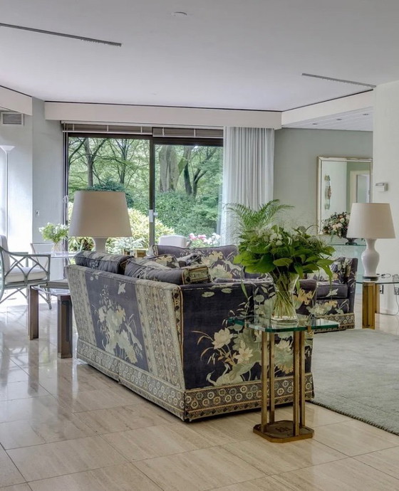 Image 1 of Un sofá verde azulado de 2,5 plazas