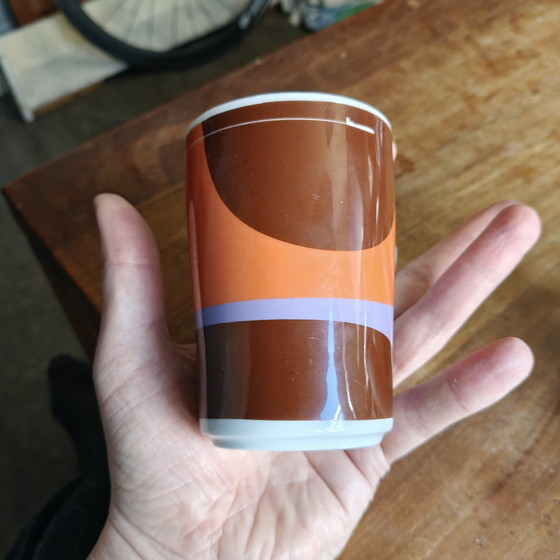 Image 1 of Juego de 2 tazas Kahla Germany – estilo posmoderno/Memphis