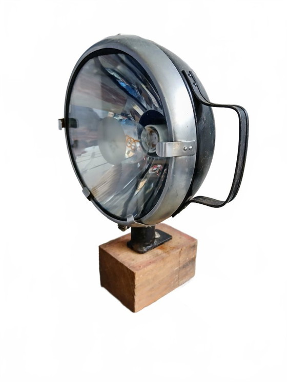 Image 1 of Steampunk Lamp from an Old Spotlight