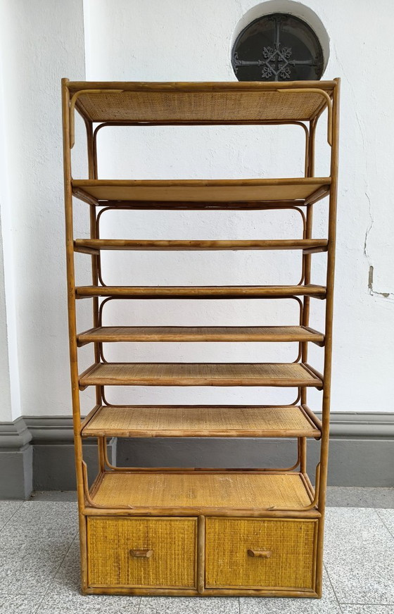 Libreria italiana in rattan e bambù – Gabriela Crespi Style, Librerie (photo 17 of 17)