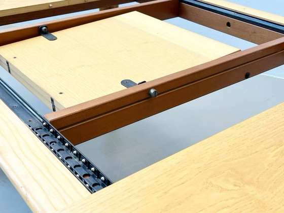 Image 1 of Set: 6 chairs model Monk and table by Afra and Tobia Scarpa for Molteni, 1973