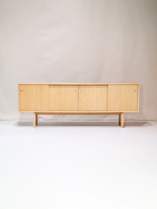 Buffet bas en chêne vintage danois