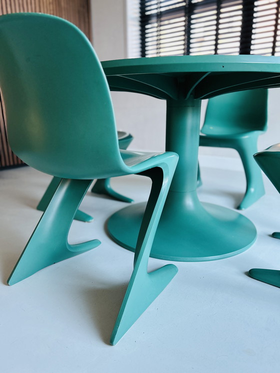 Image 1 of Essgruppe Ernst Moeckl Känguru-Stühle