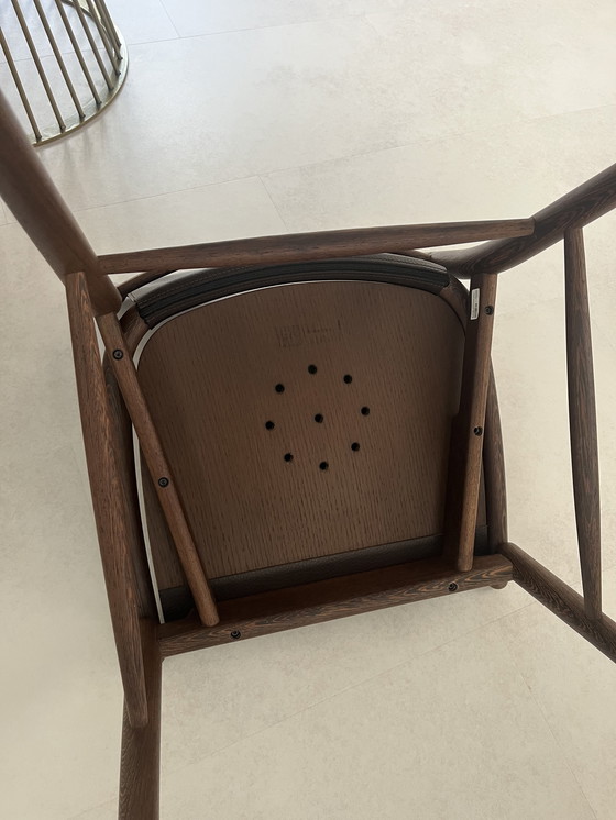 Image 1 of 5x B&B Italia Jens eetkamerstoelen bruin