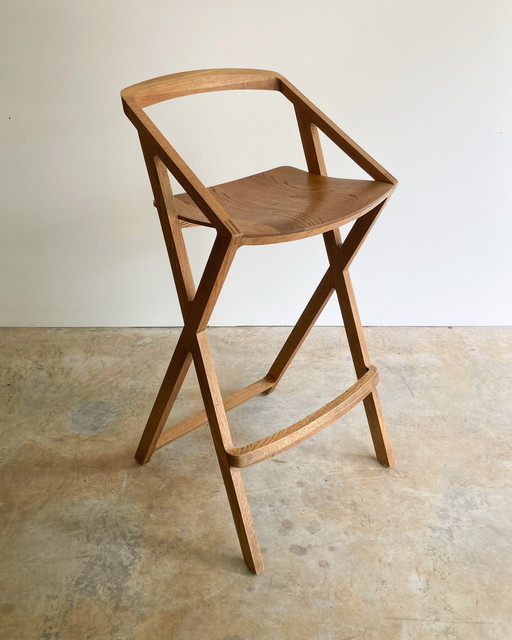 Artisan Wooden Design Barstool