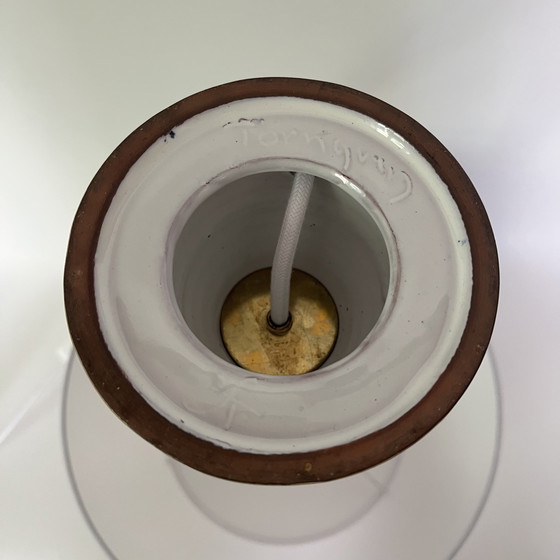 Image 1 of Vintage Scandinavian ceramic lamp, Sweden, 1960s