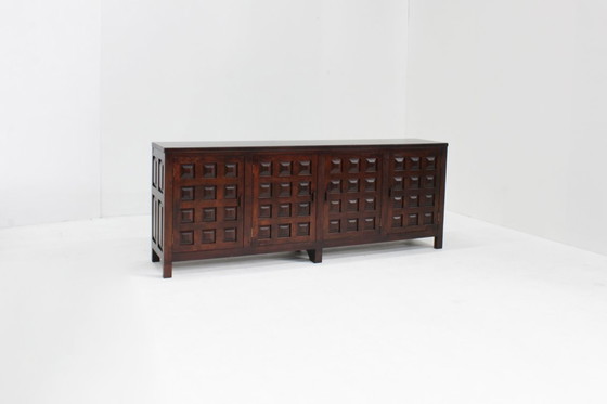 Image 1 of Vintage Spanish Brutalist Sideboard