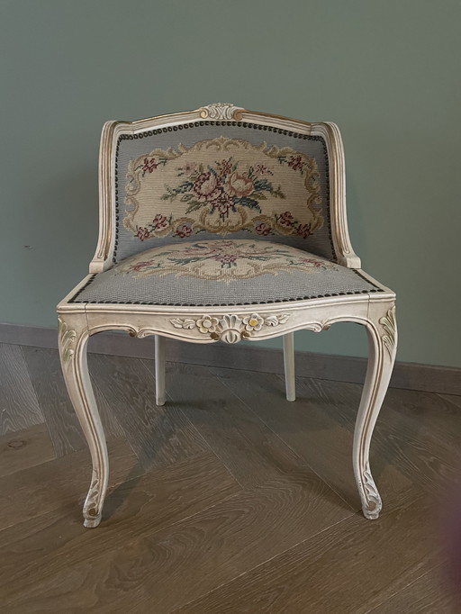 Louis Xv-stijl dames fauteuil