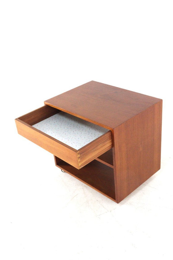Image 1 of Double-sided side cabinet with drawer 'Menzin' vintage