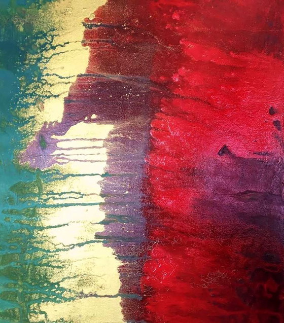 Image 1 of Original Acrylic Painting Abstract Expressionism Excitation