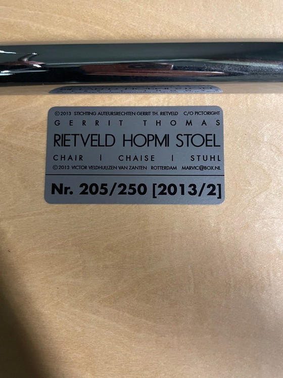 Image 1 of Paire de chaises Hopmi de Gerrit Thomas Rietveld