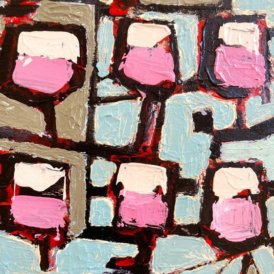 Image 1 of Germain Henneka – Roségläser mit blau-grauem Hintergrund