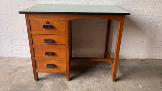 Image 1 of Retro vintage mid-century (school) desk