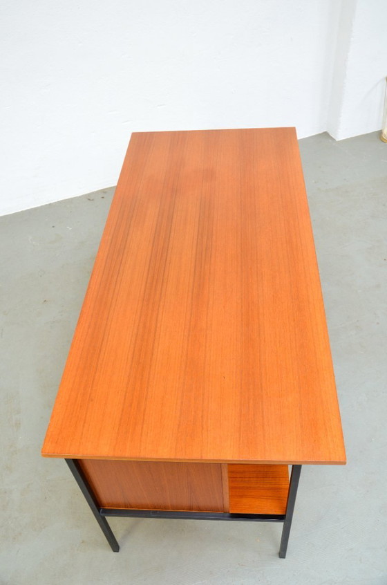 Image 1 of Scrivania vintage REGO di Günter Renkel, ufficio in teak di metà secolo, anni '70.