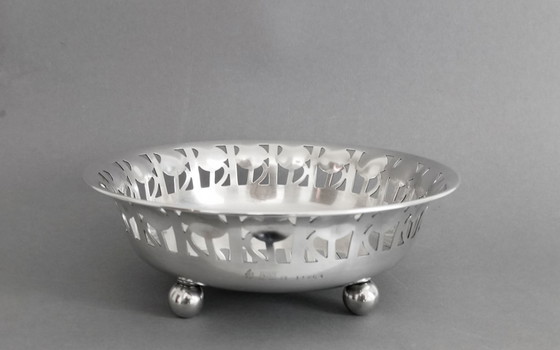 Image 1 of Josef Hoffmann art-deco/wiener werkstatte 'Rosenschale' - Alessi 1905/1983