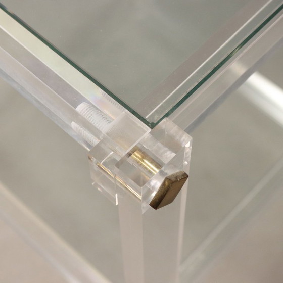 Image 1 of Plexiglass table from the 1980s