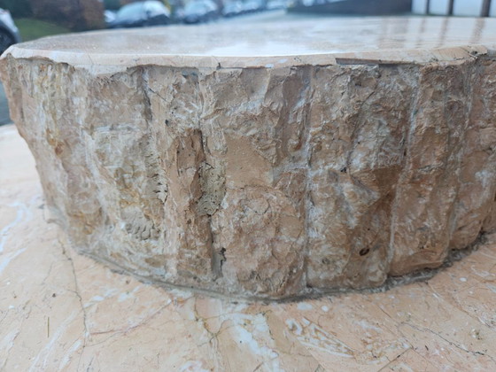 Image 1 of Magnussen Ponte Mactan Couchtisch aus Stein – Seltenes Rosa