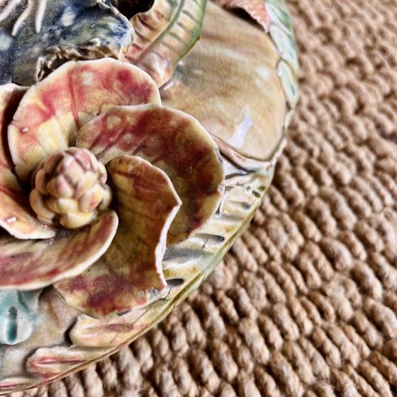 Majolica Ceramics Art Nouveau Vases 1900 (photo 10 of 13)