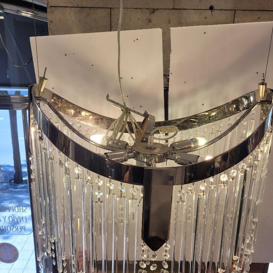 Image 1 of Kandelaber / Kronleuchterkristalle, Hollywood Regency, 90er Jahre - Italien