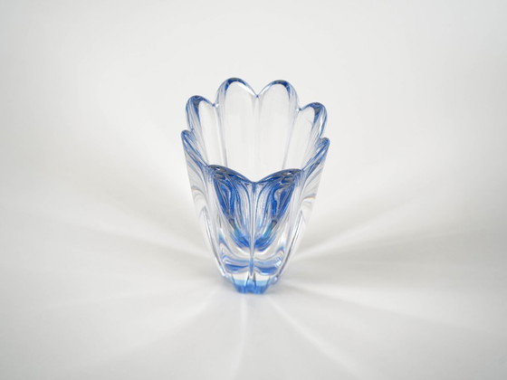 Image 1 of Mayflower glass vase, Swedish design, 1960s, designer: Jan Johansson, manufacturer: Orrefors