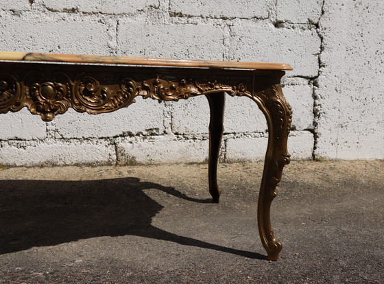 Image 1 of French Marble Coffee Table 70s