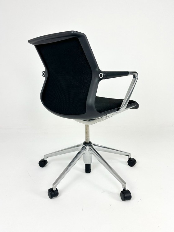 Design chair Vitra Unix, Swivel chairs, Textile, Black (photo 2 of 10)