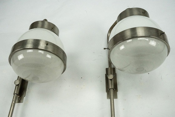 Image 1 of Coppia di lampade da parete Delta di Sergio Mazza per Artemide. Italia anni '60