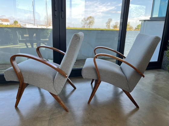 Image 1 of Due poltrone Tatra Nábytok vintage della metà del secolo