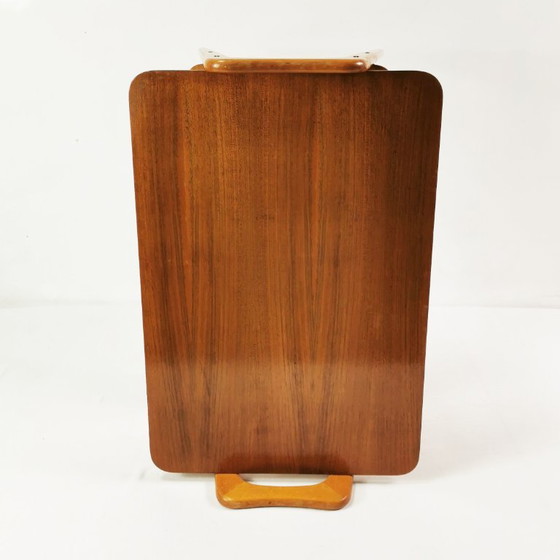 Modernistische bijzettafel, Duitsland, jaren 60. – Wood (photo 7 of 12)