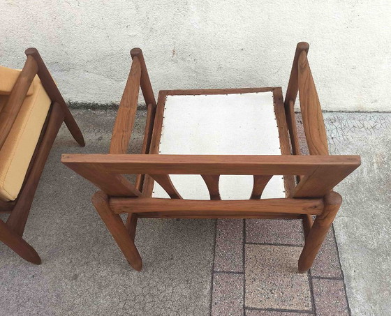 Image 1 of Een paar Scandinavische fauteuils uit de jaren 60.