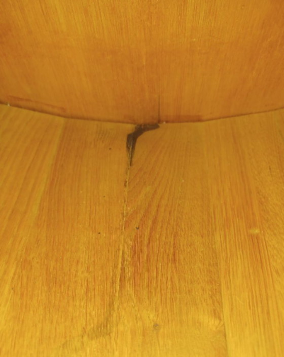 Image 1 of Handgemaakte Duitse wijnvatkast van Gunter Peeters – Unieke halfronde houten wandbar met smeedijzeren deuren