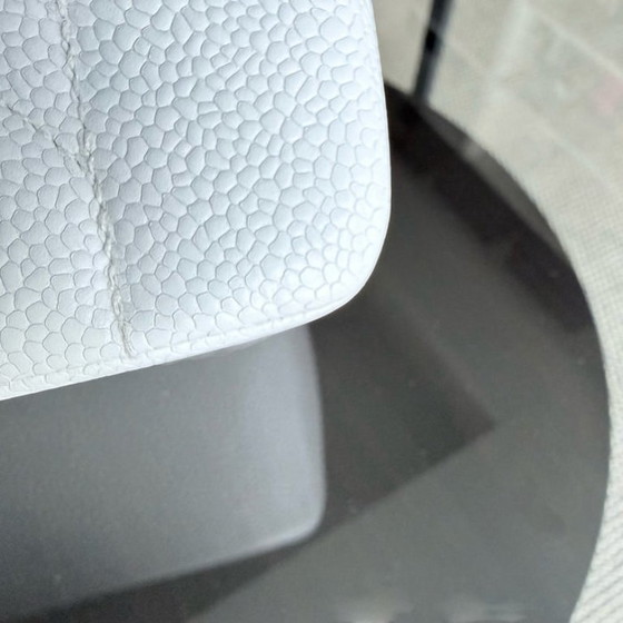 Image 1 of  Chanel Diana Medium Vintage - 25CM Quilted Caviar White Gold Hardware Series 2