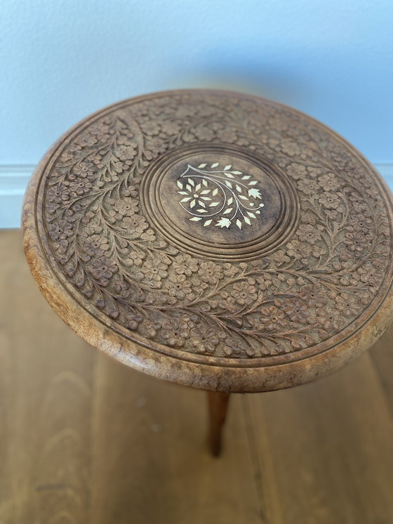 Image 1 of Plante indienne/table d'appoint