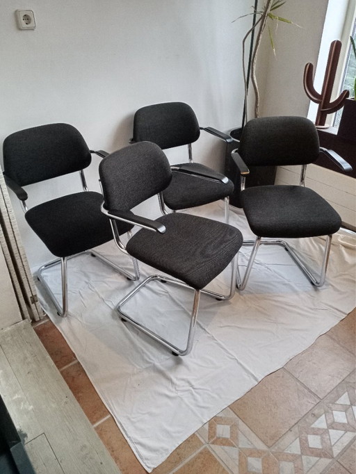 Lande Artifort sled chairs