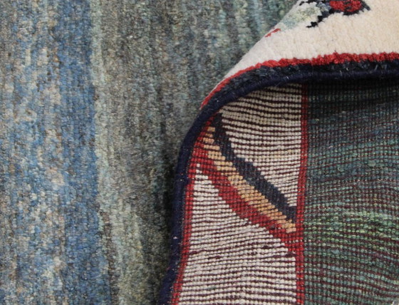 Image 1 of Original Perserteppich Gabbeh Ghashghai Orientteppich 161 cm x 113 cm Alt Natur