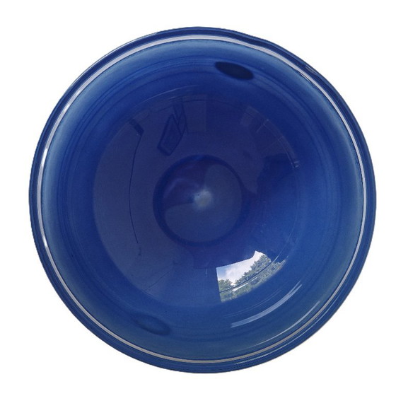 Johansfors - Blue "Lagun" Bowl - Signed – Glass (photo 5 of 7)