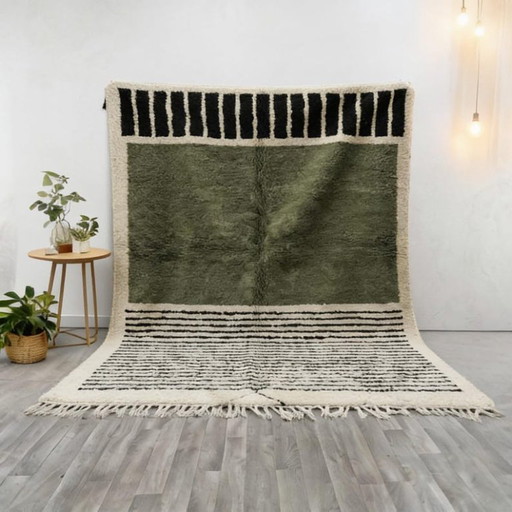 Tapis Marocain Berbère En Laine 230cmx150cm – vloerkleden en tapijten, Cotton