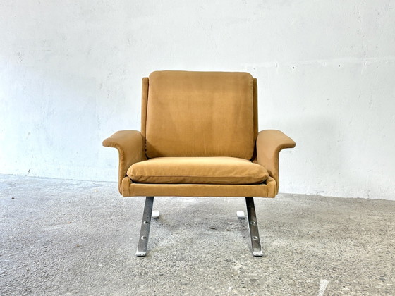 Rare pair of easy chairs designed by Paul and Michael Bode for Tectaform – Armchairs, Wood, Metal (photo 9 of 11)