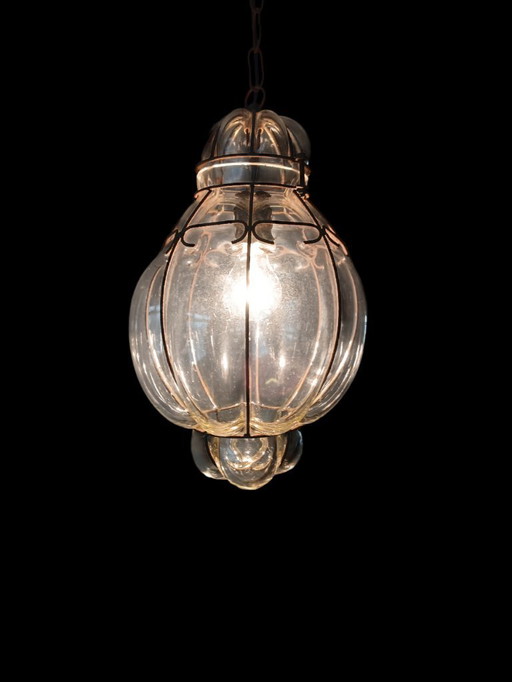 Lámpara colgante veneciana vintage